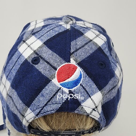 Minnesota Twins Cap Sherpa Earflap Blue Flannel Plaid Snapback Baseball One Size - Picture 6 of 11